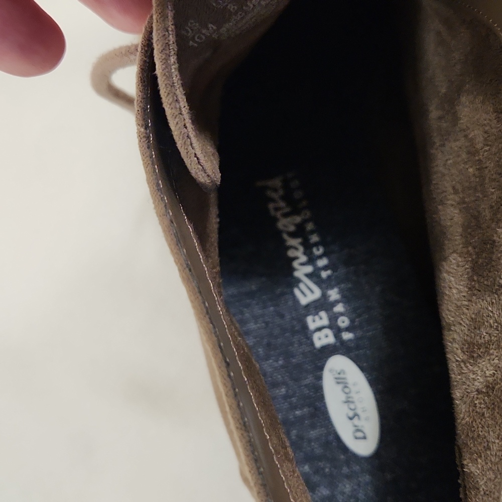 Dr Scholls Taupe Close Call Wedge Ankle Booties. NWOT. Size 10 - Picture 6 of 9